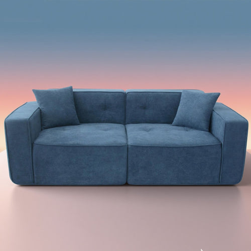Axishomecraft Modular Loveseat Sofa – Two-Seat Couch for Modern Living Rooms